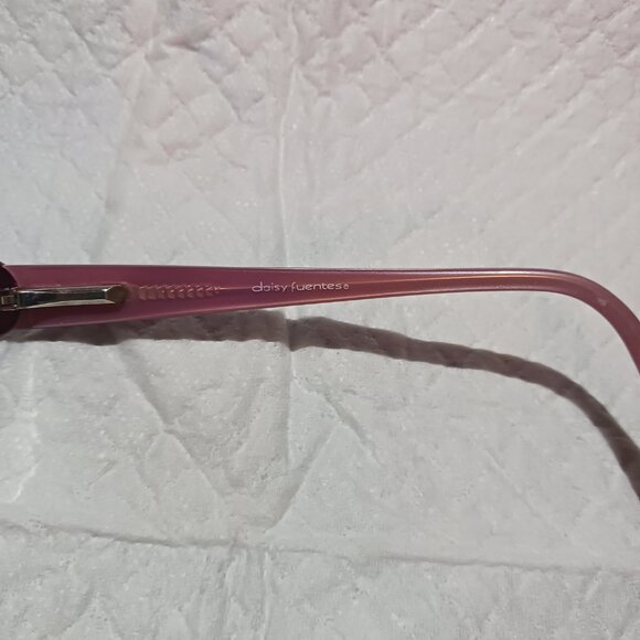 Daisy Fuentes Eva 52-16-135 Eyeglasses Frames Currant - Picture 10 of 14